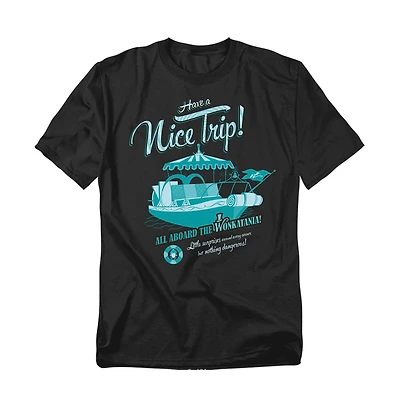 Willy Wonka And The Chocolate Factory Men's Aboard Wonkatania T Shirt