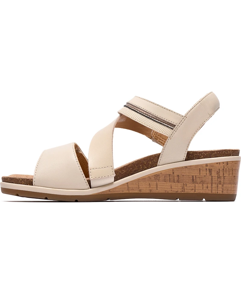 Clarks Women's Kacha Wave Round Toe Sandals