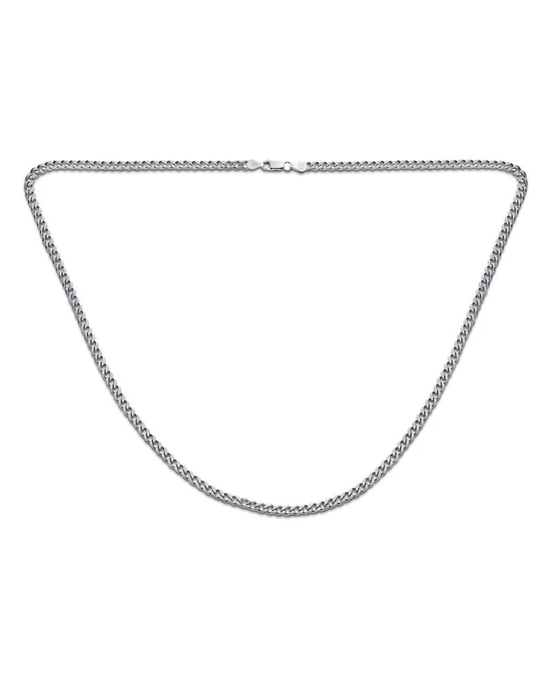Bling Jewelry Solid 6MM Miami-Cuban Link Chain Necklace .925 Sterling Silver 16 Inch