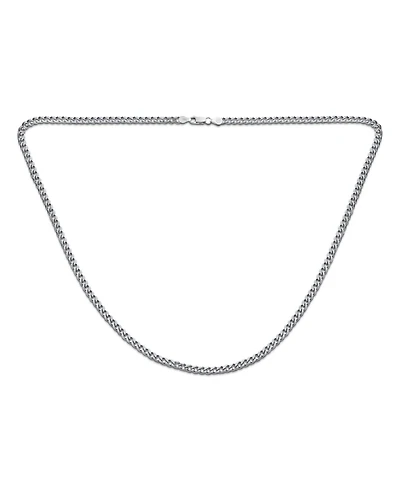 Bling Jewelry Solid 6MM Miami-Cuban Link Chain Necklace .925 Sterling Silver 16 Inch