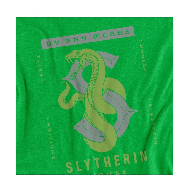 Harry Potter Men's Slytherin By Any Means T Shirt