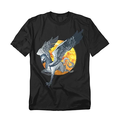 Harry Potter Men's Men Hippogriff Over The Moon T Shirt