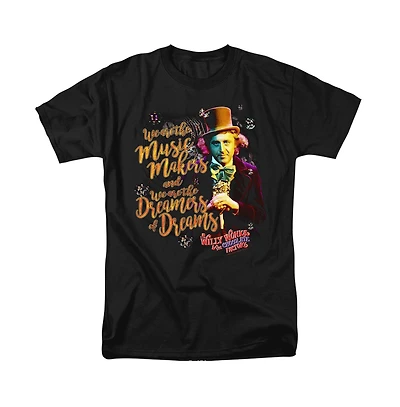 Willy Wonka & The Chocolate Factory Men's And Music Makers T Shirt