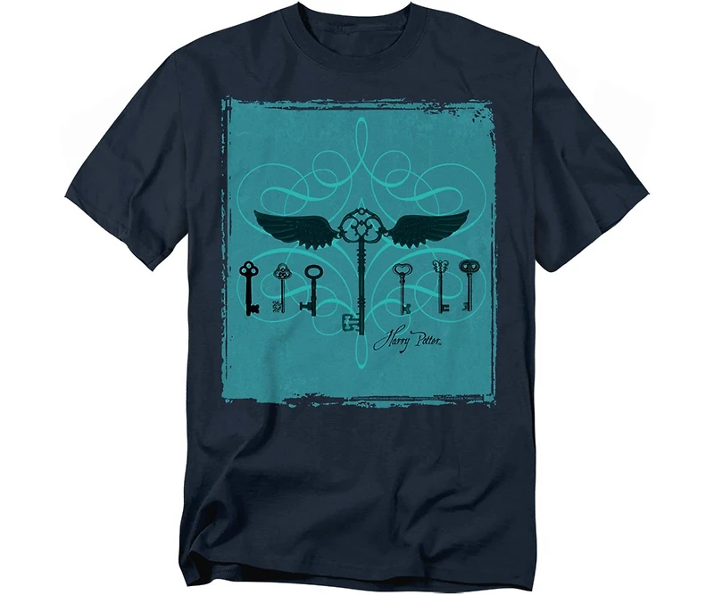 Harry Potter Men's Winged Keys Guarding The Stone T Shirt