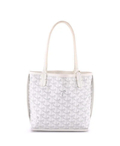 Pre-Owned Goyard Mini Anjou Reversible Tote Printed Coated Canvas