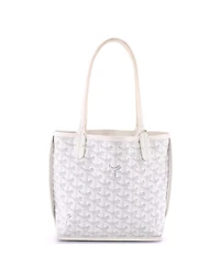 Pre-Owned Goyard Mini Anjou Reversible Tote Printed Coated Canvas