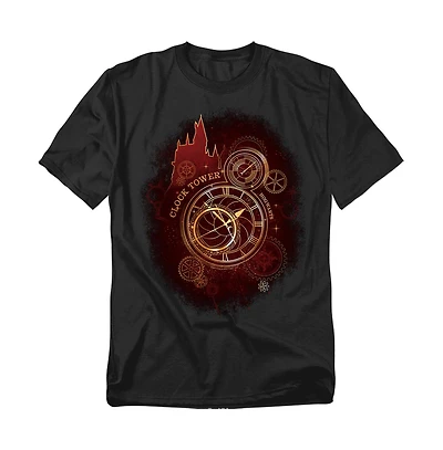 Harry Potter Men's Hogwarts Clock Tower T Shirt