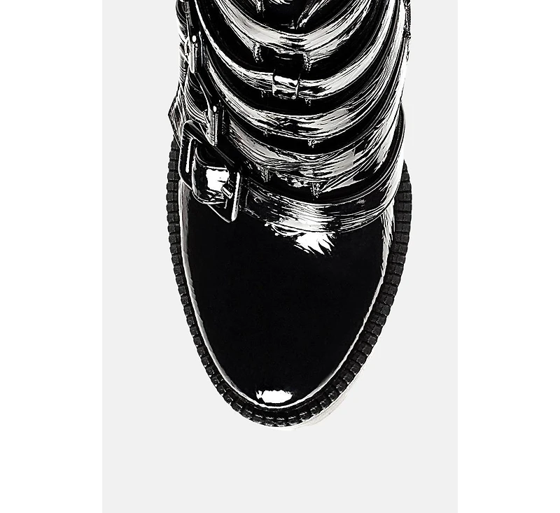 Ouzaki High Block Heeled Boots