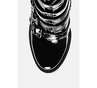 Ouzaki High Block Heeled Boots