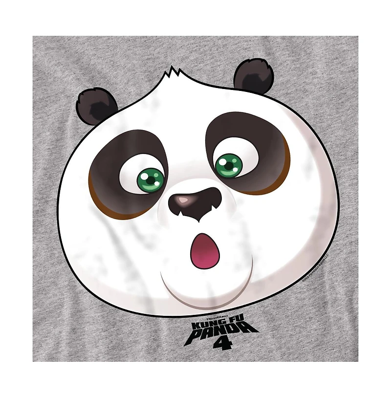 Kung Fu Panda Big & Tall 4 Po Face T Shirt