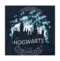 Harry Potter Men's Hogwarts For Christmas T Shirt