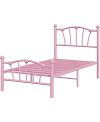 gaomon Twin Metal Bed Frame, Frames for Girls