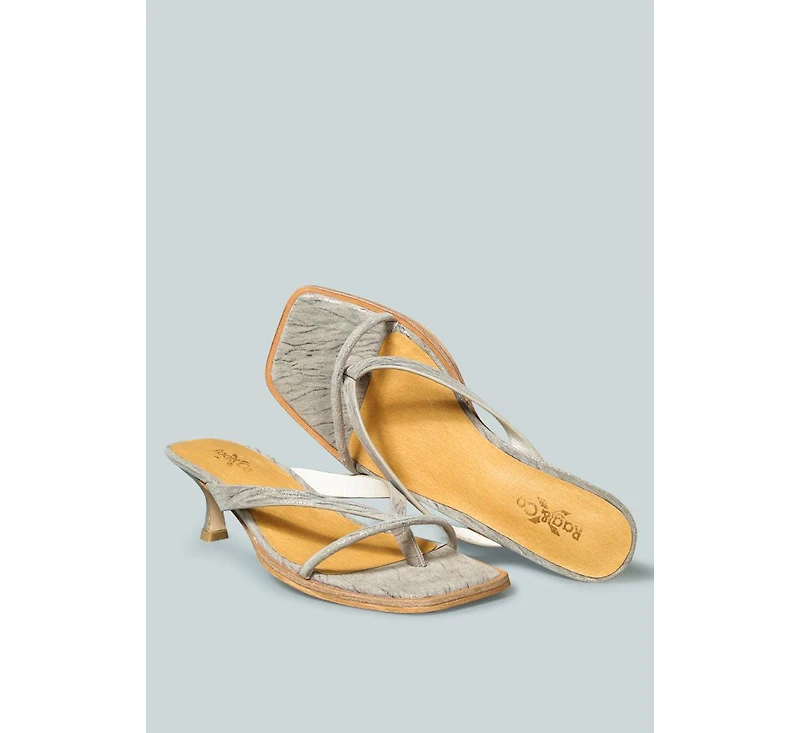 Winslet Womens Heeled Thong Sandal