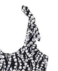 Lands' End Women's Ddd-Cup Tie Shoulder Flutter Tankini Top