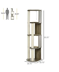 Zeus & Ruta Large Multilevel Corner Cat Tower