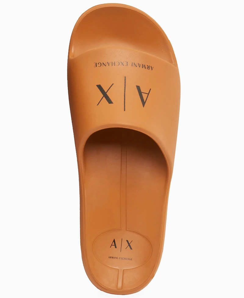 A|X Armani Exchange Men's Bubble Slide Sandals
