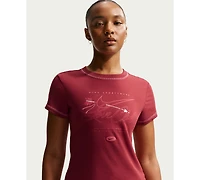 Nike Sportswear Women's Chill Knit Slim Short-Sleeved Cropped T-Shirt