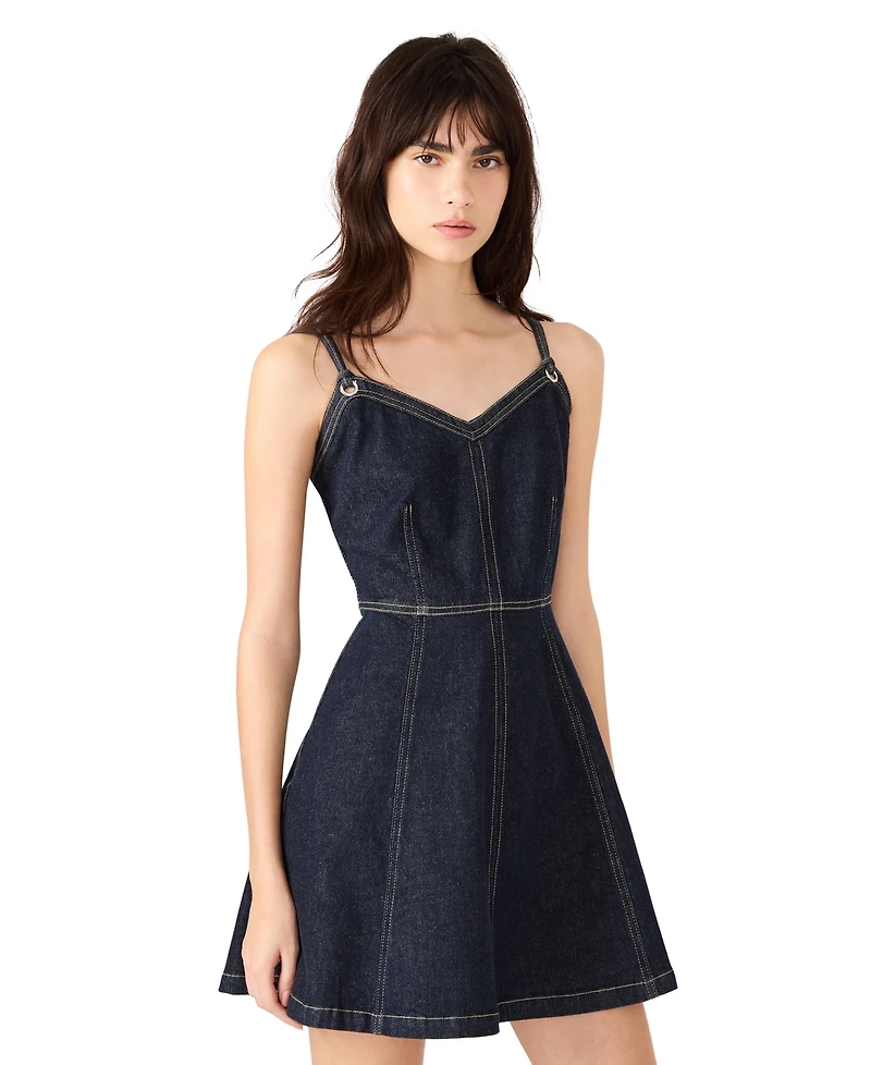 Steve Madden Women's Harley V-Neck Dress
