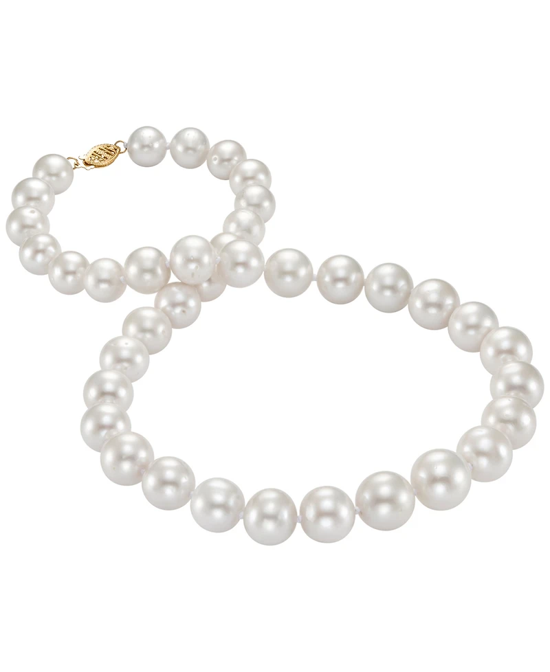 Macy's Graduated Freshwater Pearl Necklace in 14k Yellow Gold