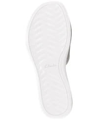 Clarks Women's Drift Floral Slip-On Wedge Sandals