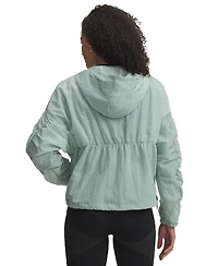 Under Armour Women's Rival Woven Bungee Full-Zip Jacket
