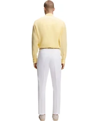 Boss by Hugo Men's Regular-Fit Button-Down Linen Dress Shirt