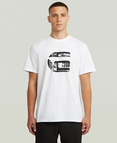 G-Star Raw Men's G Icon Graphic Crewneck T-Shirt