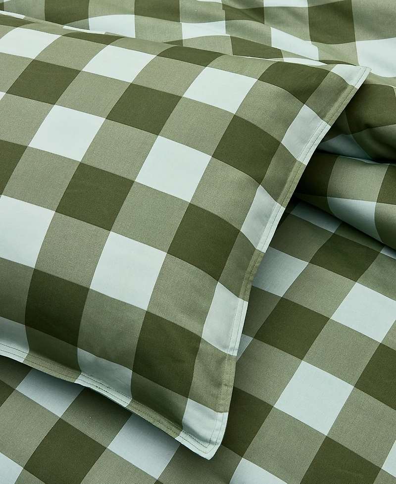 Arch Studios Gingham 3-Pc. Comforter Set, Full/Queen, Macy's Exclusive