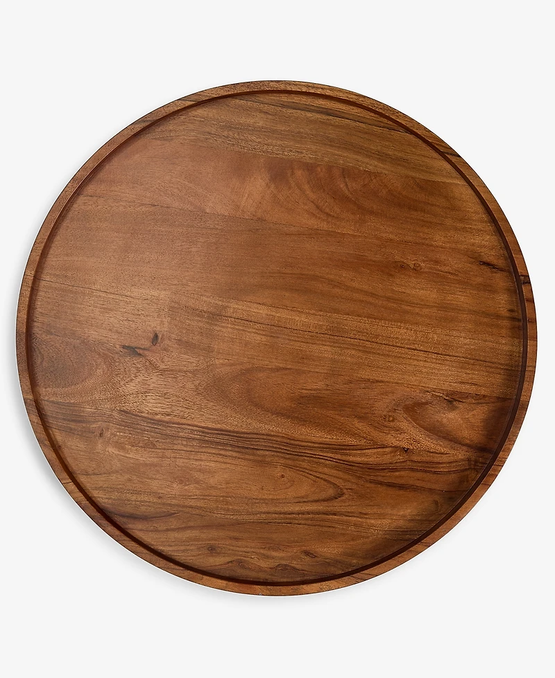The Cellar Black Wood Lazy Susan, Macy's Exclusive