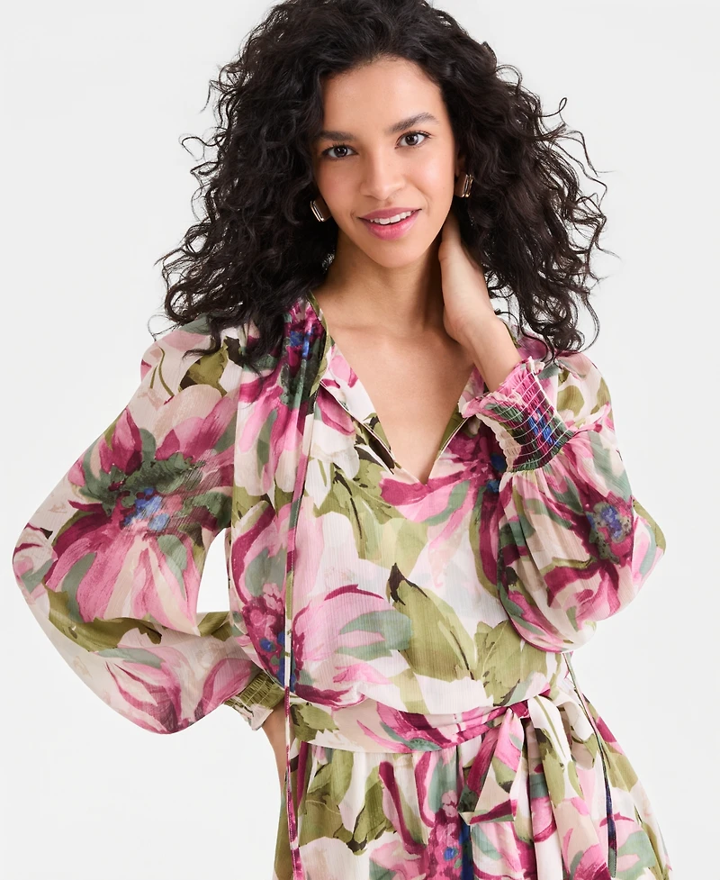 I.n.c. International Concepts Women's Floral Midi Dress