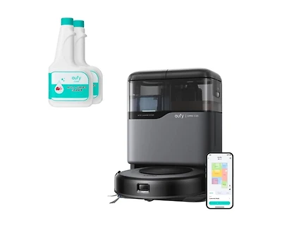 eufy Robot Vacuum Omni C20, Robot Vacuum and Mop Combo + Official RoboVac Hard Floor Cleaning Solutio