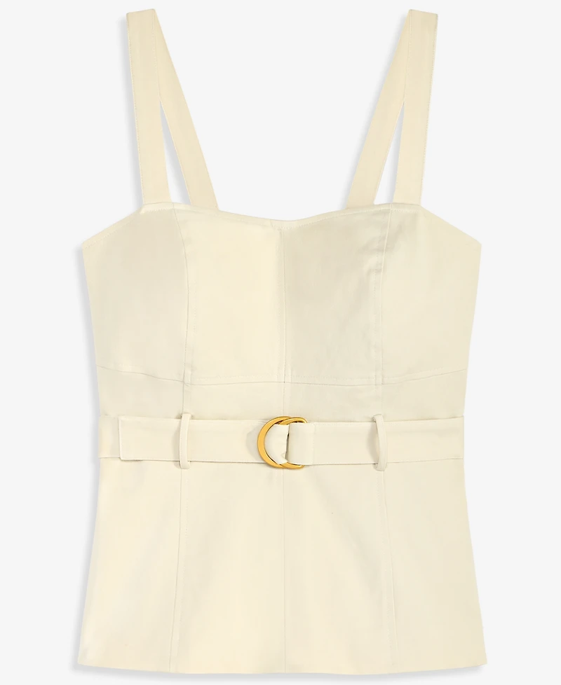 I.n.c. International Concepts Women's Belted Tank Top, Macy's Exclusive