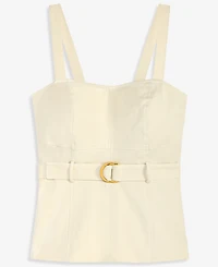 I.n.c. International Concepts Women's Belted Tank Top, Macy's Exclusive