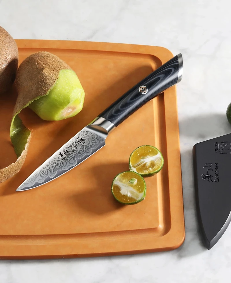 Cangshan Kuro Series Steel 3.5" Paring Knife with Sheath