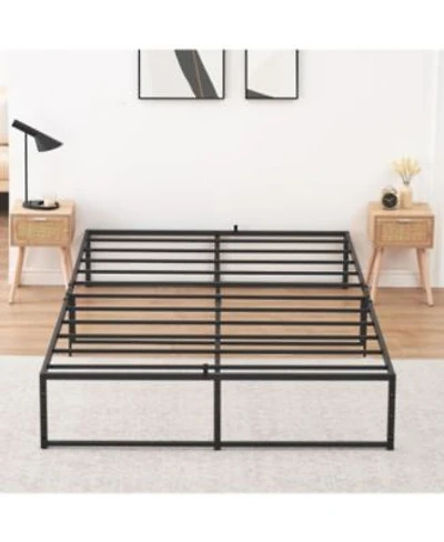 Gaomon Metal Platform Bed Frame With Storage Heavy Duty Bed Frame Noise Free Mattress Frame With Strong Support Slats For Bed