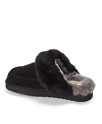 Dearfoams Women's Melville Genuine Shearling Scuff Slipper