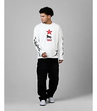 Loiter Men's American Dream Waffle Knit Long Sleeve T-Shirt