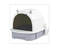Zeus & Ruta Easy to Clean Cat Litter Box