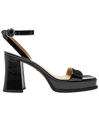 Coach Women's Tea Rose Square Toe Platform Sandals