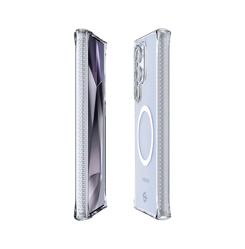 ITSkins Hybrid_R Clear MagSafe Case for Samsung Galaxy S25 Ultra