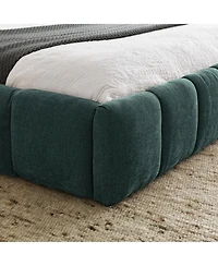 Streamdale Furniture Queen Upholstered Platform Bed Frame