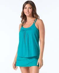 Coco Reef Women's Ultra Fit Embellished-Strap Tankini Top
