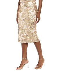 Muse Women's Center Back Zipper Pencil Skirt