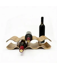 Yigii Natural Wood Wine Rack for 7 Bottles