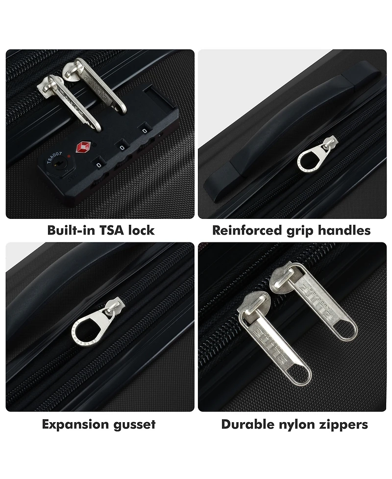 Elite Luggage Dori 3-Pc. Hardside Expandable Spinner Set