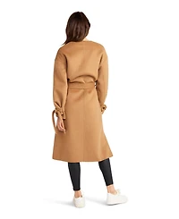 Belle & Bloom Women's Head Over Heels Collarless Robe Coat