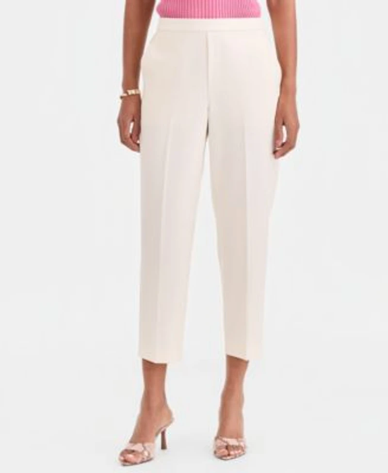I.N.C. International Concepts Womens Cropped Pull On Pants Macys Exclusive