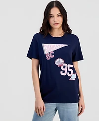 Self Esteem Juniors' Charleston Varsity Shell Graphic T-Shirt