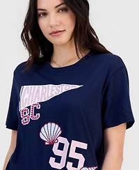 Self Esteem Juniors' Charleston Varsity Shell Graphic T-Shirt