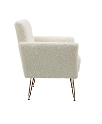 Streamdale Teddy Armchair Single Sofa (Teddy White)